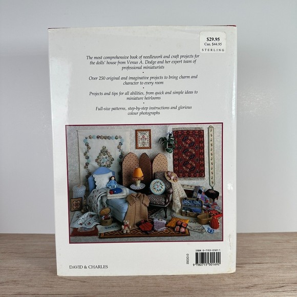 Dolls' House Needlecrafts Book Over 250 Projects in 1/12 Scale by Venus Dodge - Picture 2 of 10